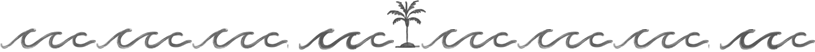 Palm and waves divider