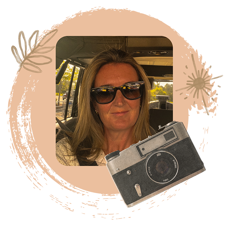 Portrait of author behind Sunkissed Whispers.