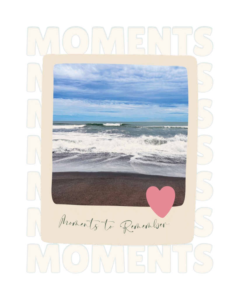 Peaceful coastline of El Paredón, Guatemala - captured while traveling Guatemala with kids.