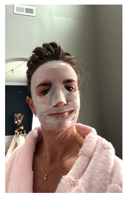 selfcare routine over 40 face mask skincare real life moment