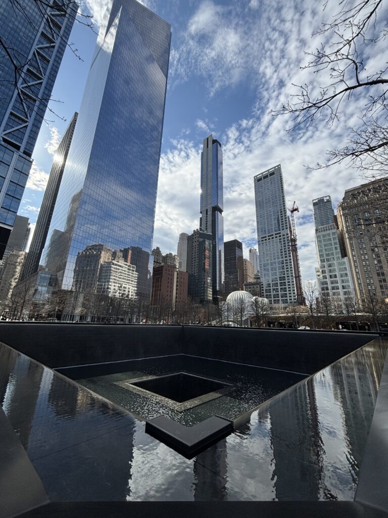 9/11 memorial New York reflecting pools tribute victims world trade center